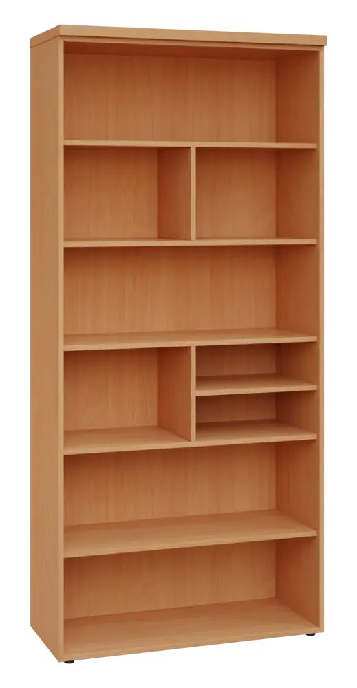 SIN 6 - 10N kancelářská skříň, nika, 2170x1000x400, buk royal